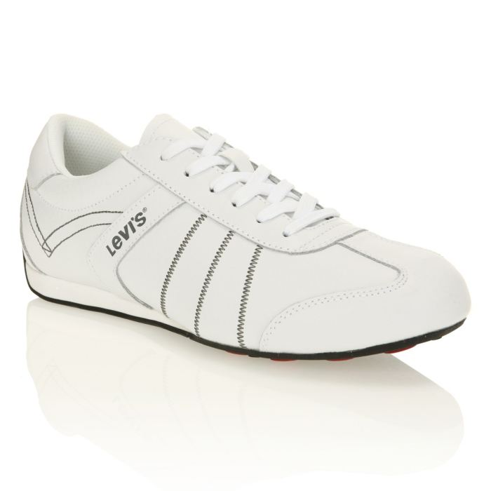 chaussure levis blanche homme